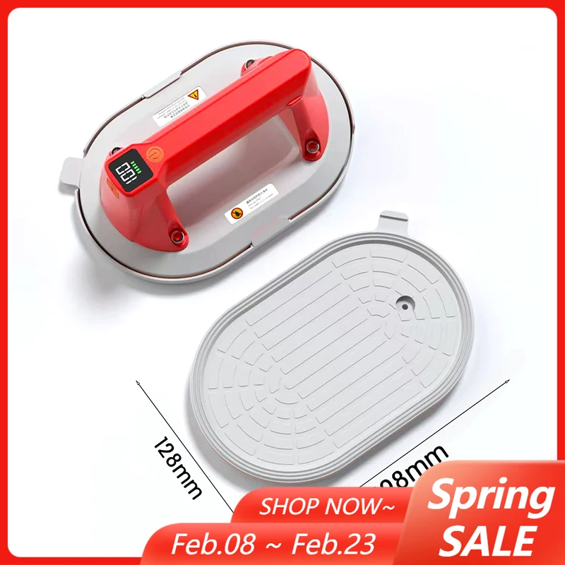 

Электрическая вакуумная присоска емкостью 160 кг, 7-дюймовый сверхмощный вакуумный подъемник для стеклянных гранитных плиток, подъемных магнитов