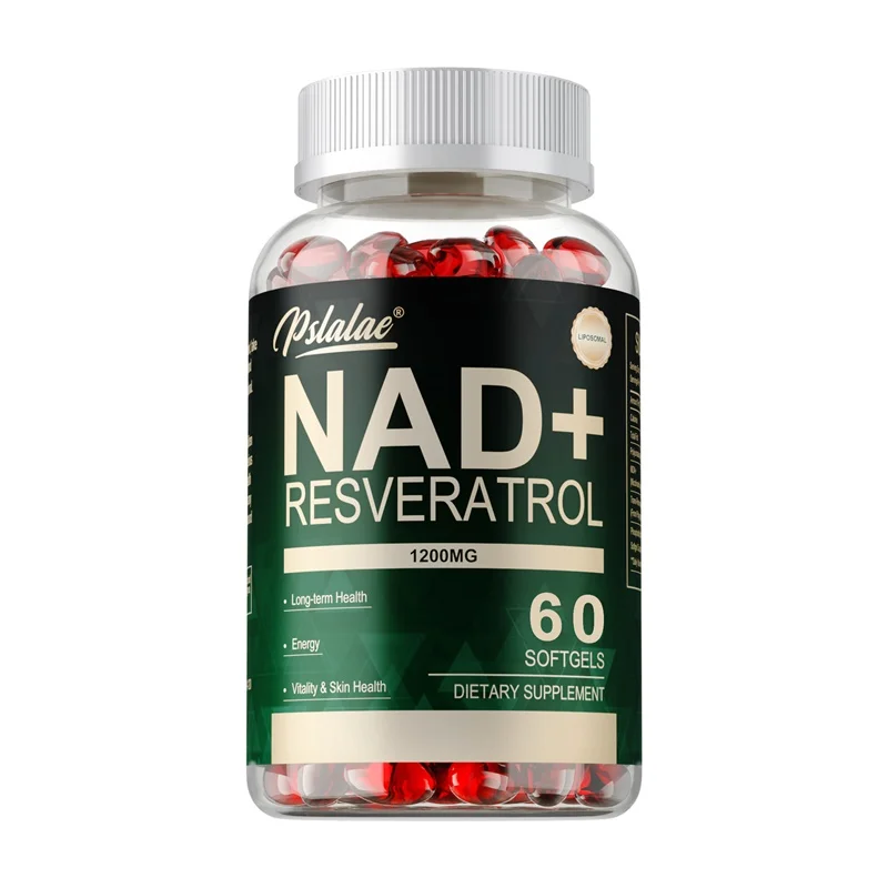 NAD+ Resveratrol - Supports Cell Health, Brightens Skin, Improves Energy and Vitality, Antioxidant
