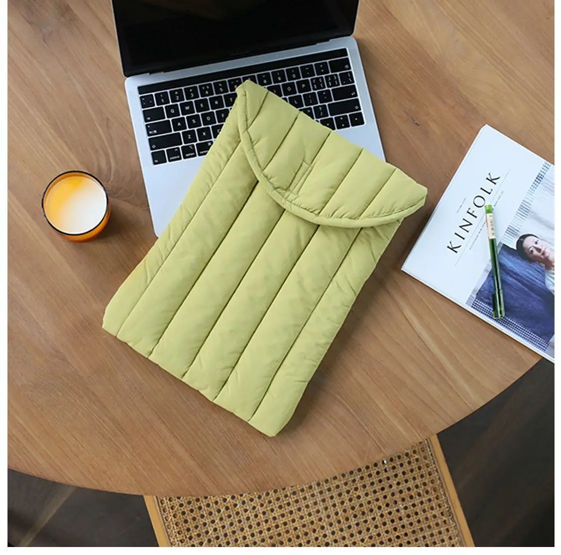 New Ins Style Cotton Laptop Liner Bag for Ipad pro 11 Macbook Sleeve 15.6Inch Notebook Computer Protective Case Shockproof Pouch