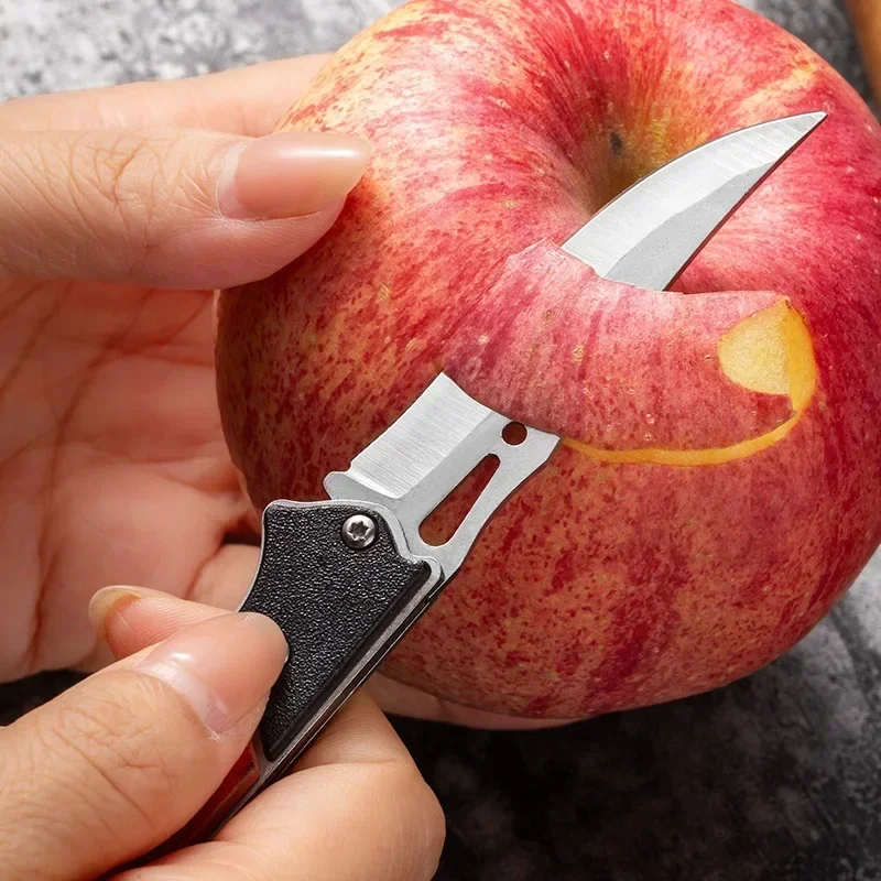 Stainless Steel Folding Fruit Knife Outdoor Pocket Knife Small Knife Camping Knife Perfect for Fruits Vegetables Knives