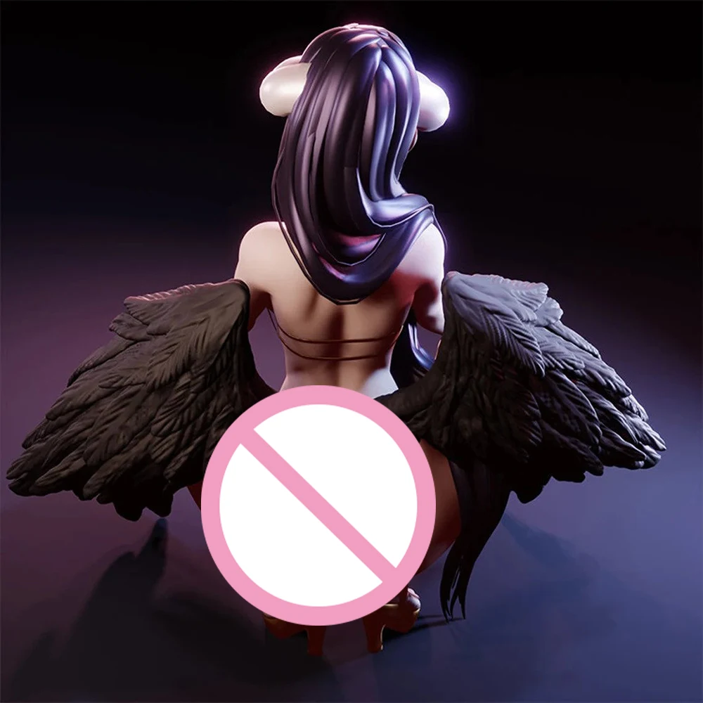 1/24 ثلاثية الأبعاد طباعة أطقم منمذجة ألبيدو الملائكة الشياطين NSFW الراتنج نموذج لجسم عدة لتقوم بها بنفسك مصغرة تخفيض تمثال غير مصبوغ عدة اللعب