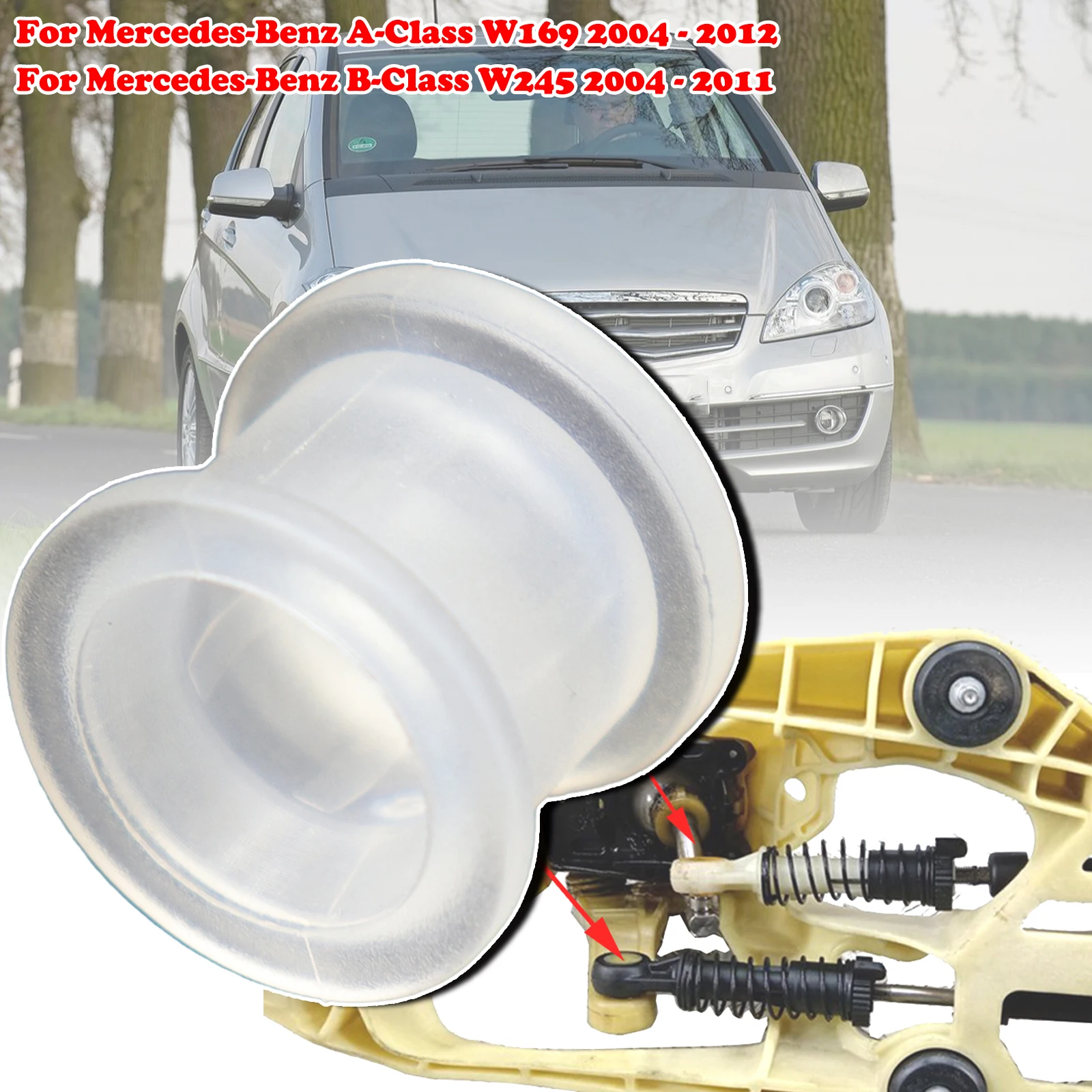 For Benz A B Class W169 W245 Manual Gear Shift Selector Linkage Cable Connect Bushing 2004 2006 2008 2010 2011 160/170/180 CDI