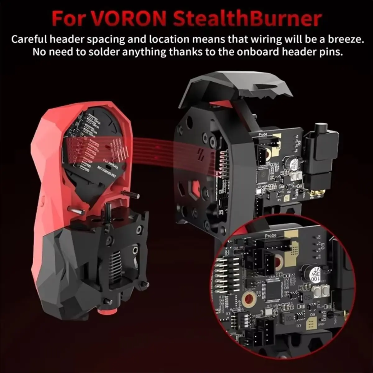 SWXF  EBB SB2209 SB2240 CAN V1.0 StealthBurner for SB Hotend Klipper Canbus Head Tool 3D Printer DIY Parts
