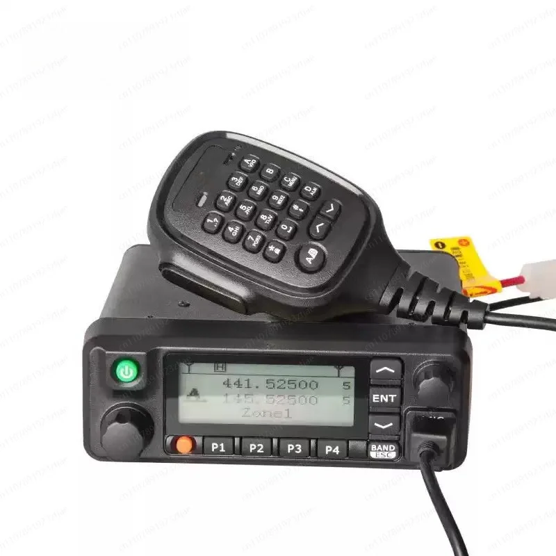 M-D-9600 DMR Dual Band Mobile Radio – UHF/VHF Walkie Talkie with GPS & Programming Cable Support