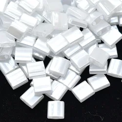 MIYUKI TILA Beads 2-Holes Square Flat Japan Seed Bead 5*5*1.9mm for Bracelet Necklace Earring Jewelry Making