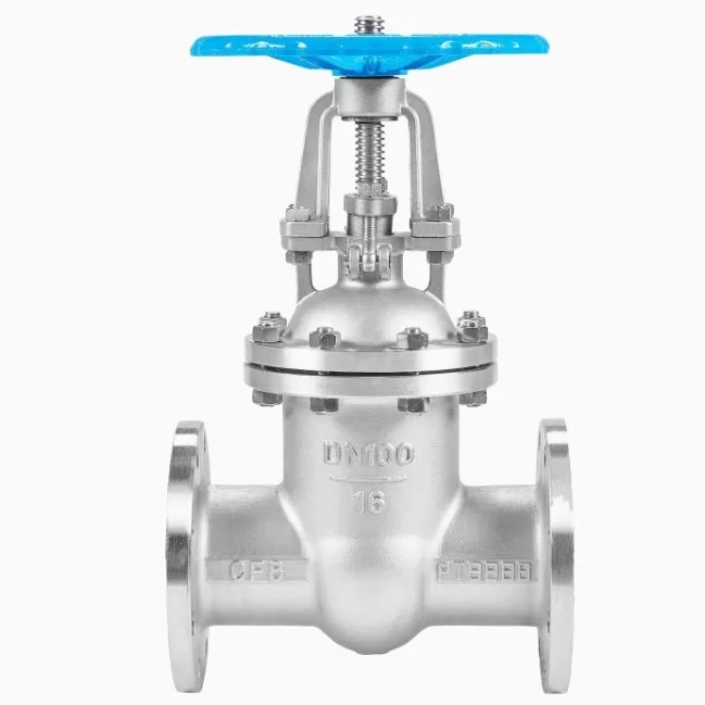 Válvula de compuerta con brida de acero inoxidable 304, Z41W-10/16P/25, válvula de compuerta de vapor de alta temperatura de agua estándar nacional, sello duro