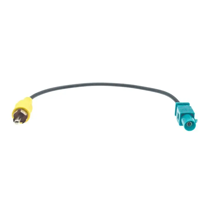 Precise 3X For Rear View Camera Adapter Cable Fakra To RCA Connector Reversing Line Car Rear Sight Conversion Wire