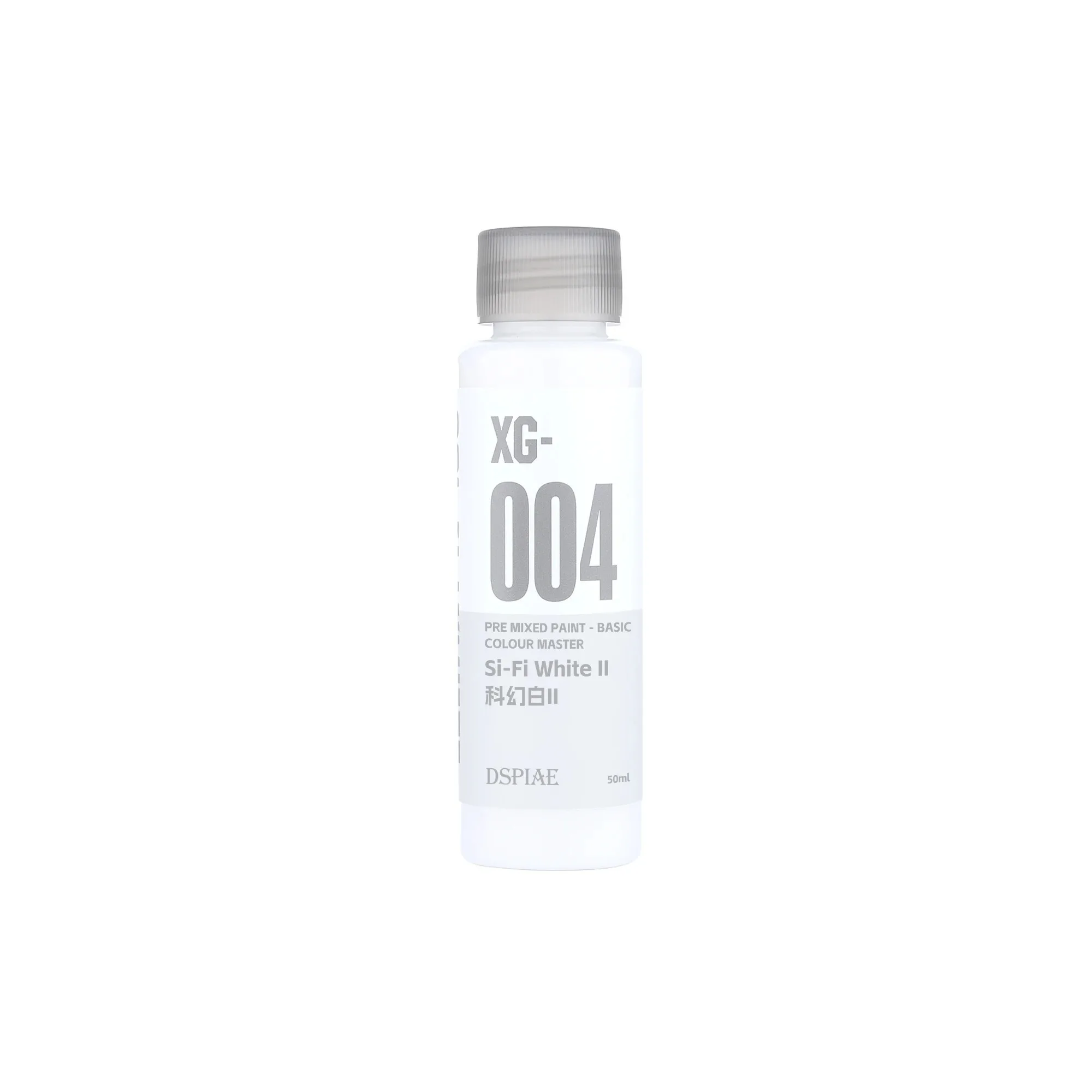 DSPIAE XG Serie Pre Gemengde Verf Basiskleur 50ML Op waterbasis voor Gundam Schaalmodel Kleurgereedschap Airbrush Handschilderen DIY