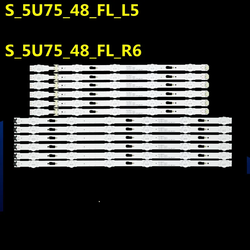 New LED Backlight Strip For S_5U75_48_FL_L5 R6 UE48JU7500 UE48JU7000 UE48JU6640 UE48JU6510 UE48JU6500 UA48JU6470 UE48JU6450