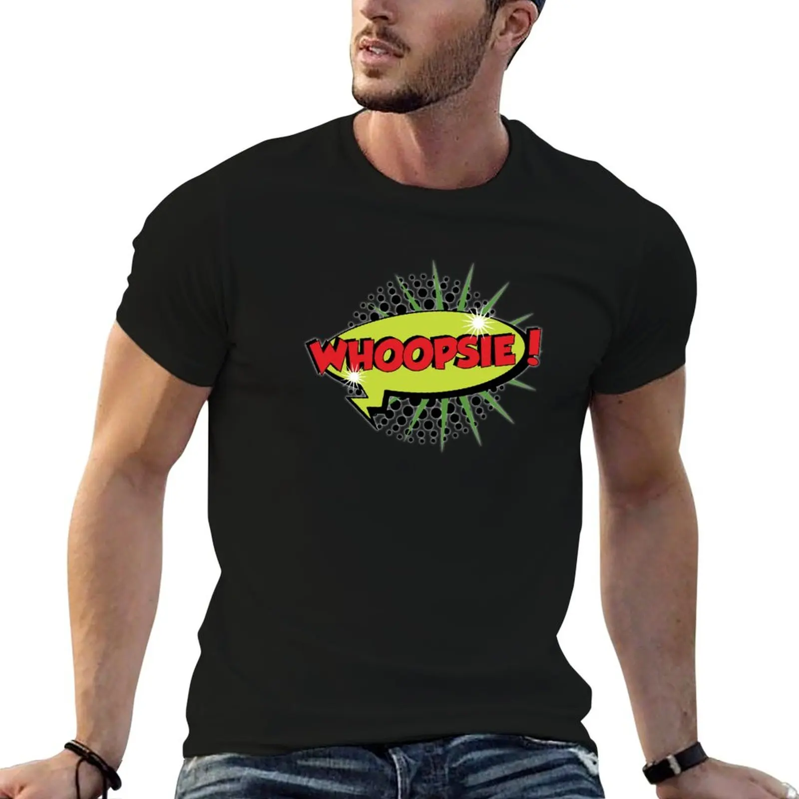 Pitch Meeting - Whoopsie (Red/Green] T-Shirt Large Size Breathable Tee