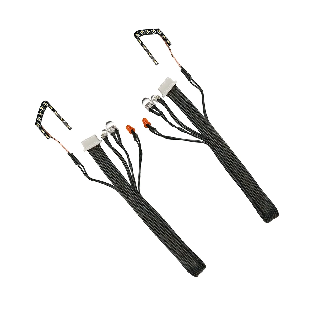 RLAARLO XTS-S10 RC Rally Accessories Light Kit Full Set /Front Lights /Tail Lights /Backfire Light /Signal Wires