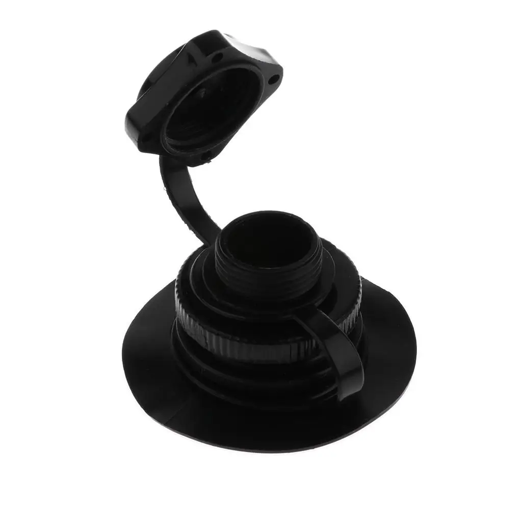 Replacement Air Valve with Base for Inflatable Boat Durable Plastic Screw Cap Kayak Raft Airbed Accessories
