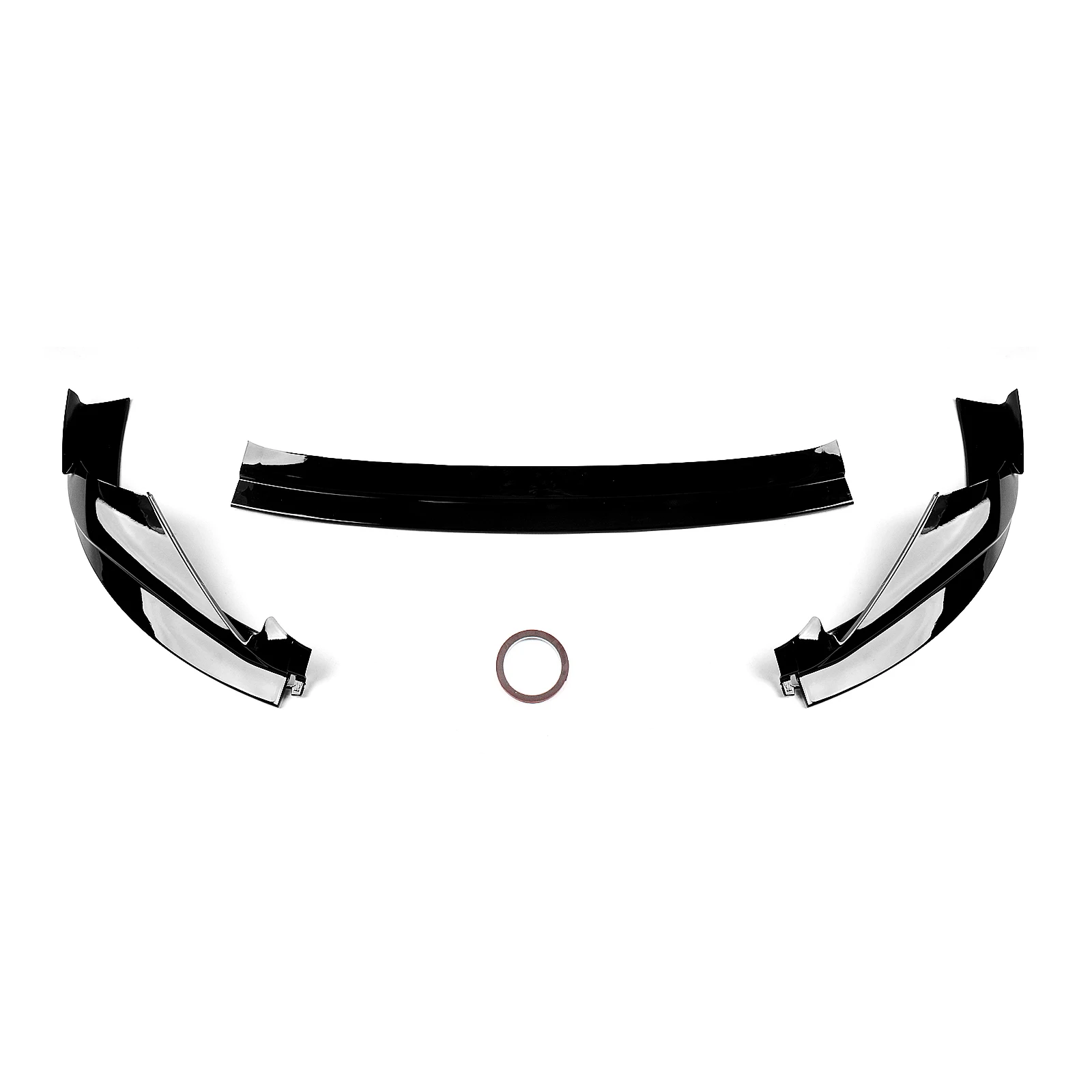 3pcs Car Front Spoiler Lip Lower Splitter Protector For Lexus IS200t IS300 IS300h IS250 IS350 Sedan F-Sport Bumper 2014-2016 view 2