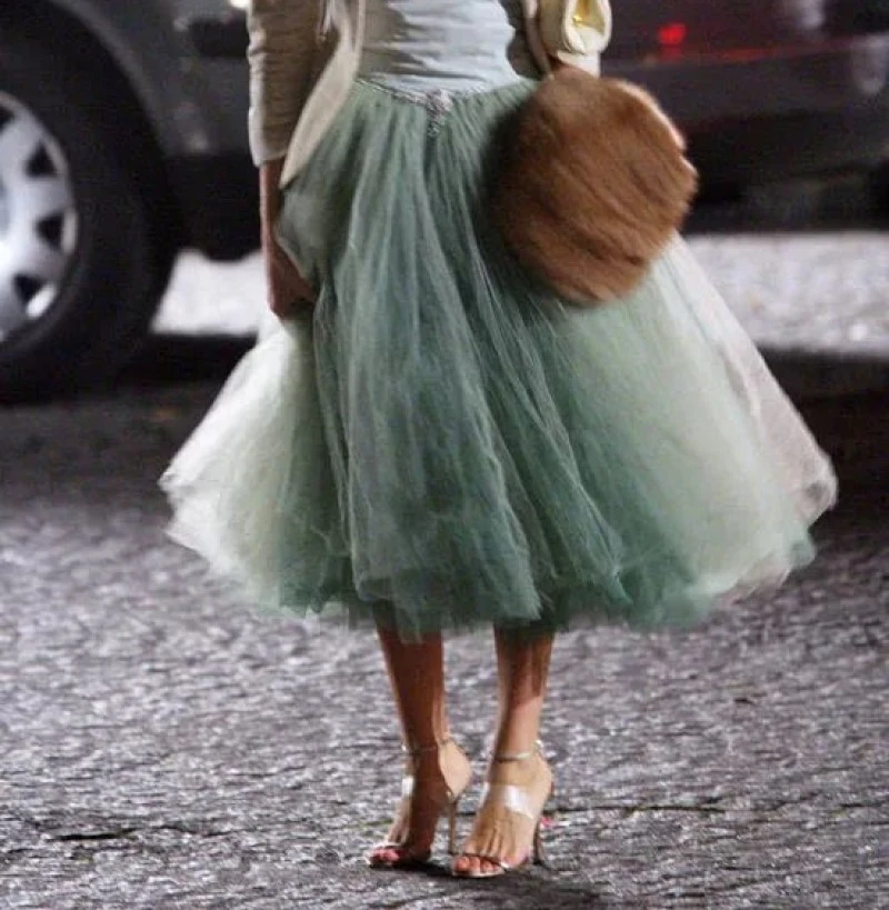 

MisShow 6-слойные тюлевые юбки-пачки с пышной сеткой и эластичной резинкой на талии, плиссированная юбка длиной до колена, бальные платья на Хэллоуин, нижние юбки