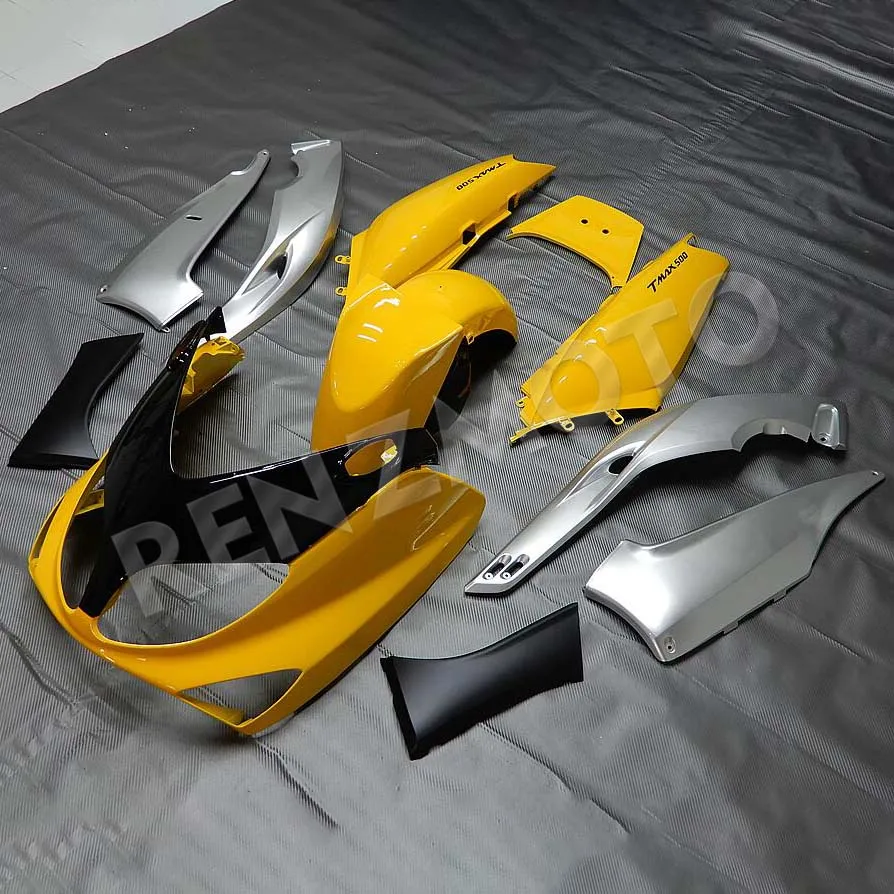 Full Motorcycle Fairings Fit For  TMAX 500 2001-2007 Abs Plastic Body Work black silver yellow