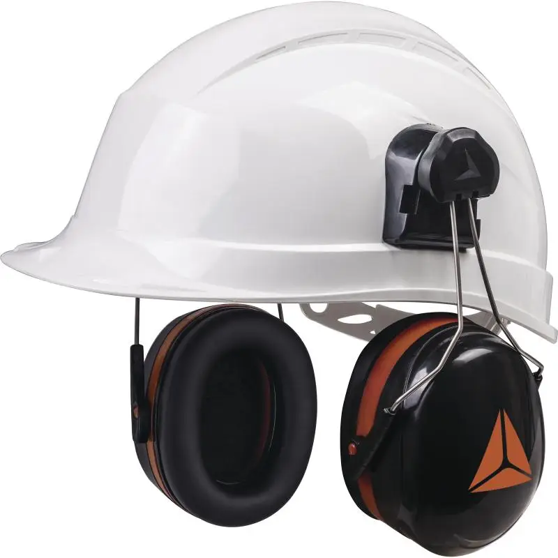 103014 helmet Noise earmuffs ABS shell Lining Synthetic foam cotton Noise-proof earmuffs NRR 25db/SNR 30db Safety noise earmuffs