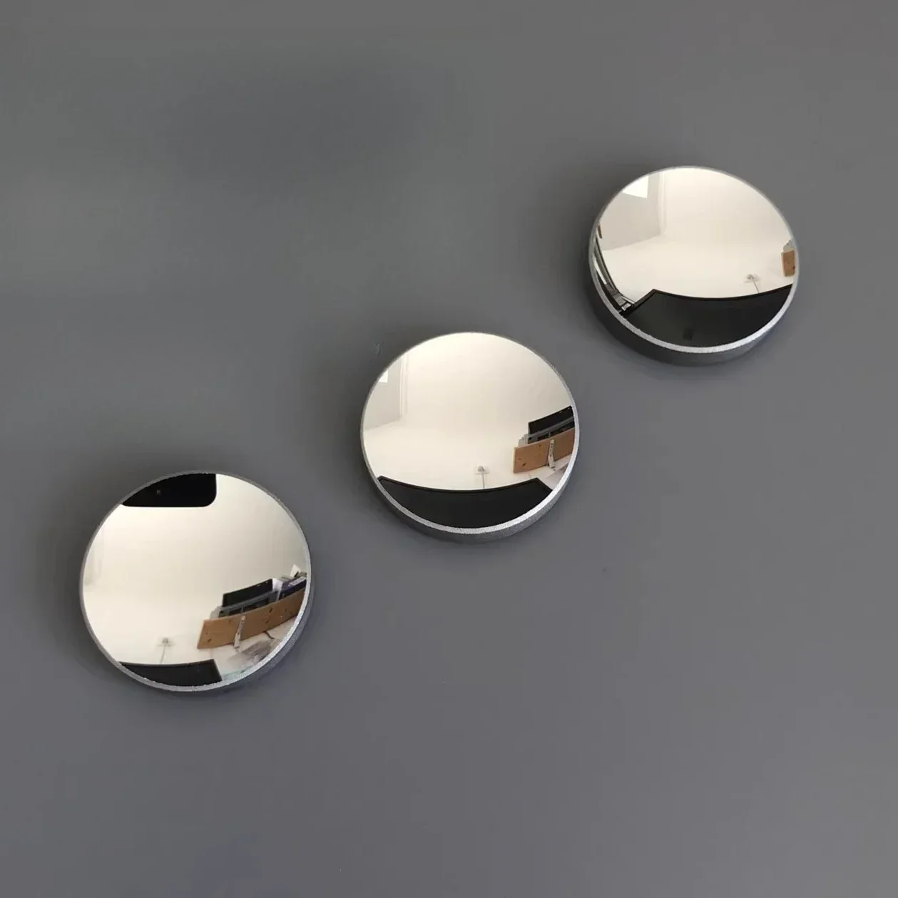 F50/F75/F100 K9 Optical Glass Concave Reflective Mirror Diameter 30mm Plano-Concave Spherical ReflectorUV-enhanced Al Coating