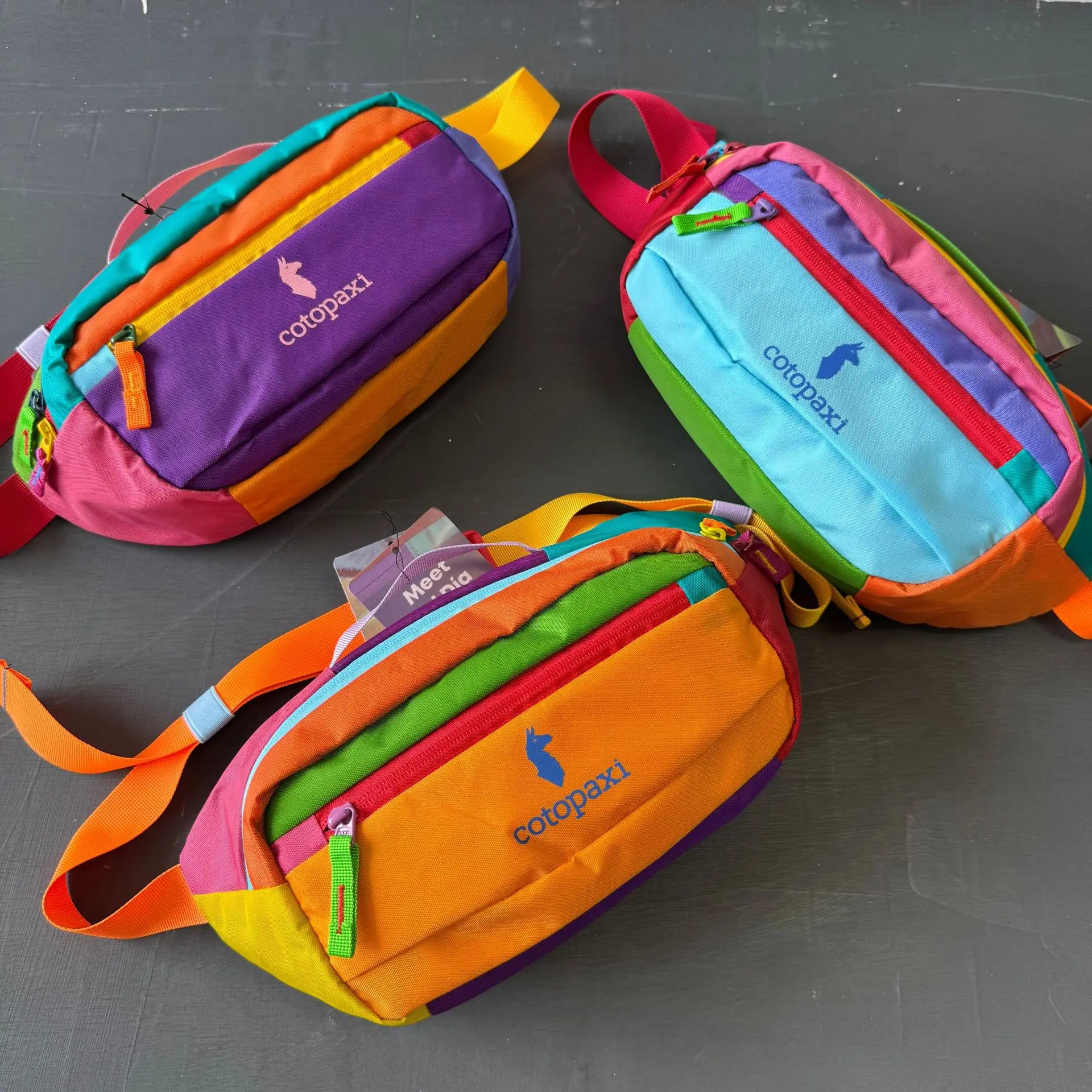 Alpaca 3L Chest Bag Dopamine Color Outdoor Sports Crossbody Sling Bag Unisex Mini Shoulder Fanny Pack