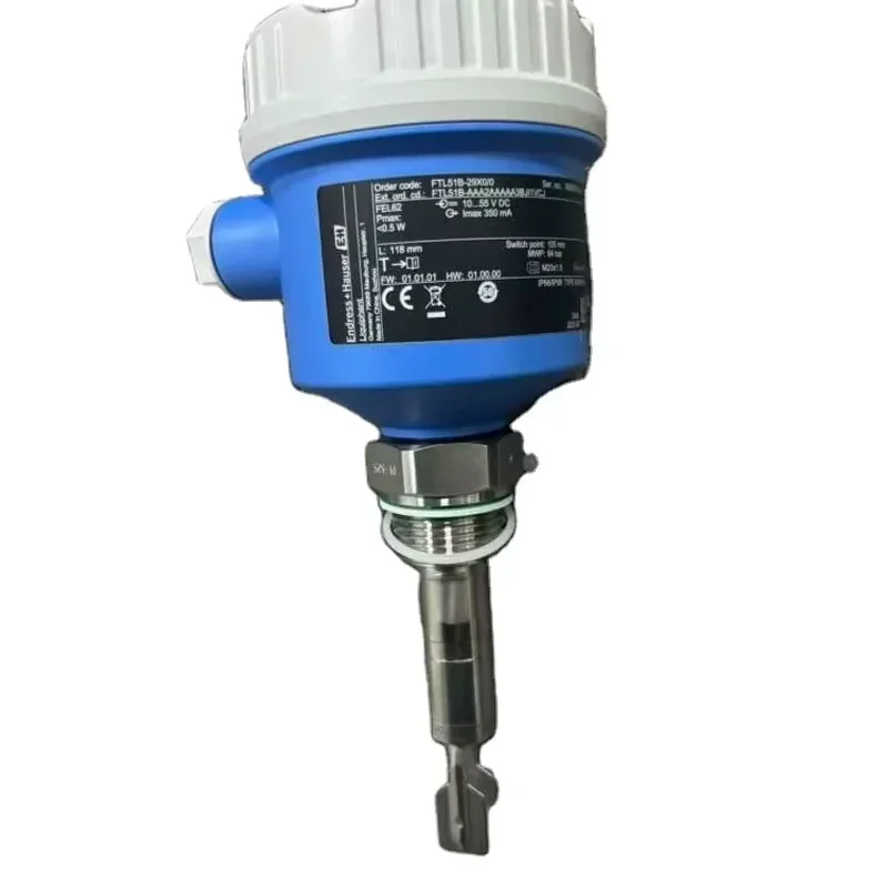 Sensor de Nível de Ponto Endress Hauser E+H Liquiphant FTL51B 316L com Saída 4-20mA HART e Conexão por Rosca e Flange