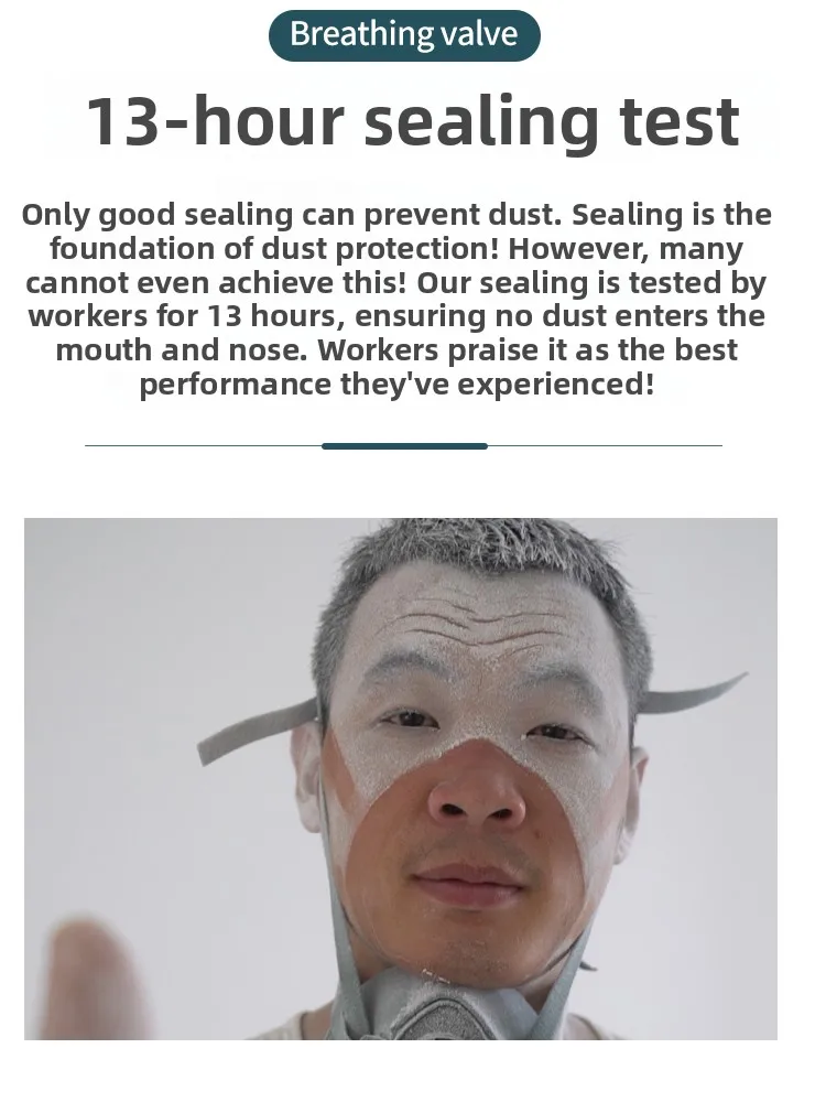 Heavy Dust Proof Mask Kn95 Special Protection Filter Cotton for Dust And Poisonous Smoke Protection Breathable Industrial Mask