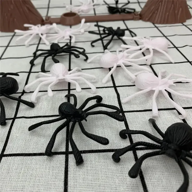 Bouncing Spider Family Prank party Board Games Toys Set Festival Team gatherings Atmosphere Interactive Spider Web Hanging Toys