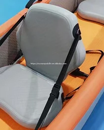 Caiaque inflável do PVC do ponto da gota do estoque da fábrica 2 pessoas que pesam o caiaque com dois assentos