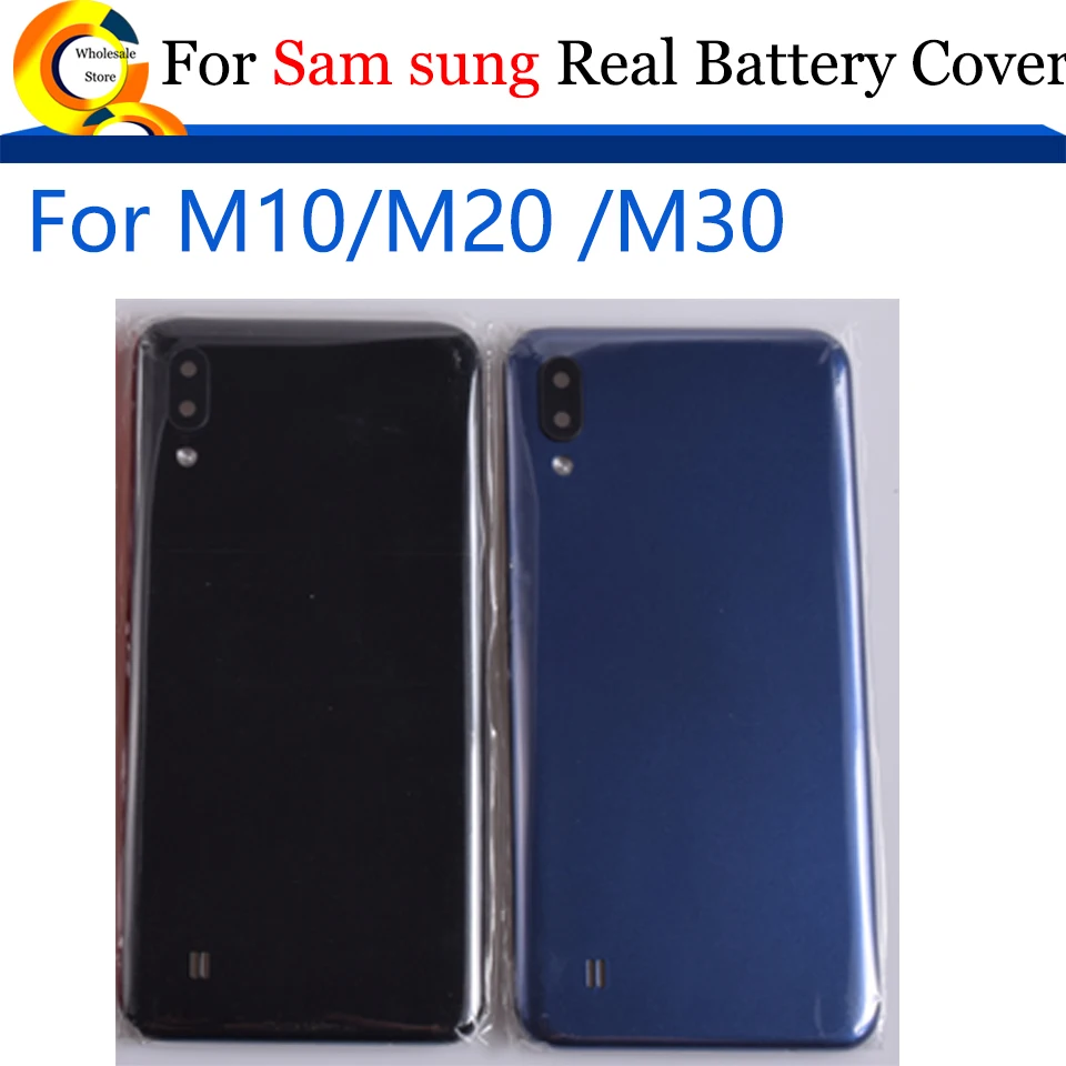 10 шт./лот для Samsung Galaxy M10 M105 M20 M205 M30 M305 задняя крышка аккумулятора корпус задняя дверь запасные части
