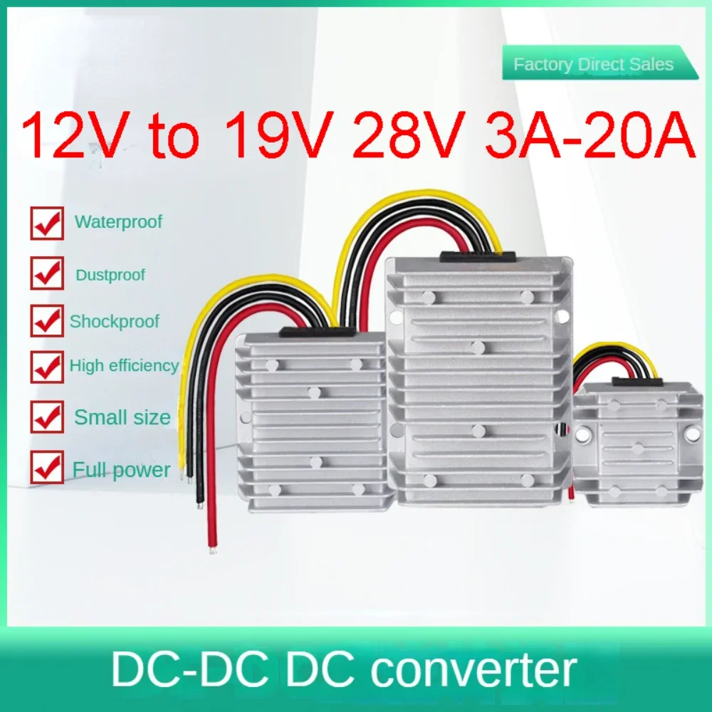 12 Volt to 28 Volt Step Up 12V to 19V 30A 20A 15A 10A 8A 5A 3A Boost DC-DC Voltage Regulator DC DC Converter for Car Laptop CE