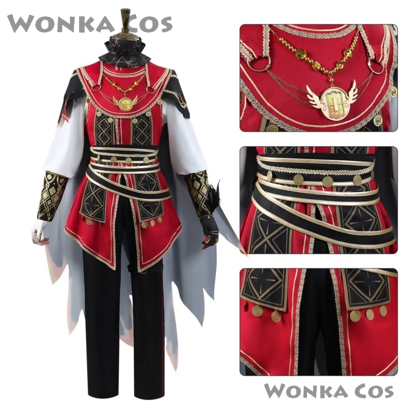 Norton Campbell Cosplay Costume Game Identity V Prospector Cosplay Suit Hat Party Clothing Adult Men Halloween Carnival Uniforms