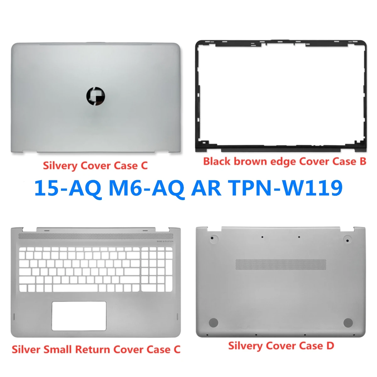 New Laptop For HP ENVY 15-AQ M6-AQ AR TPN-W119 Cover Top Case/Front Bezel/Palmrest/Bottom Base Cover Case