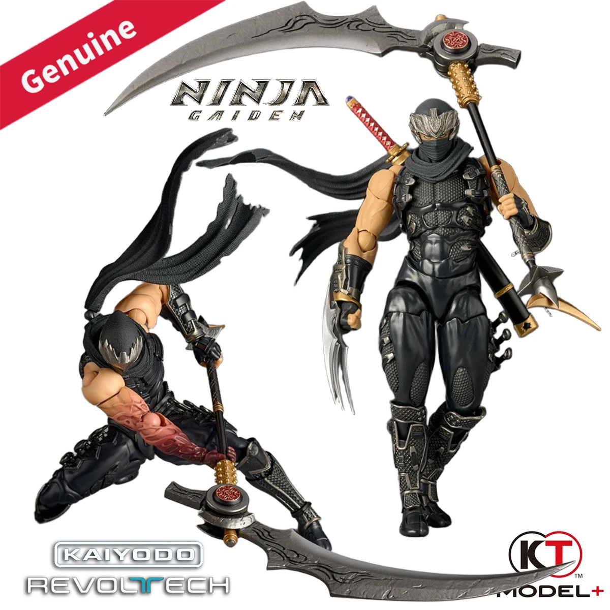 

Original Genuine Kaiyodo Action/Dolls Amazing Yamaguchi Revoltech (NR087) Ninja Gaiden 3: Razor's Edge Ryu Hayabusa H=170mm Toy