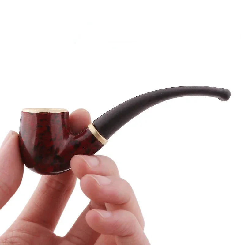 Pipe à tabac classique solide, vintage, durable, nouveau design créatif, accessoires pour fumer sans fumée, haute qualité