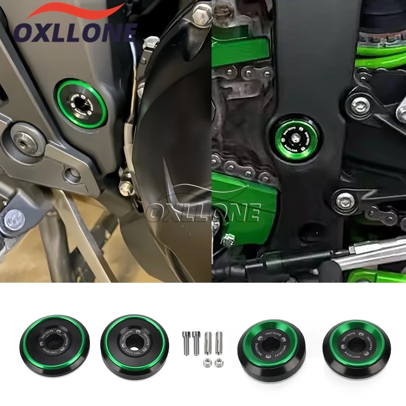 

CNC Frame Plug For Kawasaki Ninja1100SE 1100SX SE Ninja 1100SX 2025 2026 2027 Ninja1000SX ZX-10RR 24 Frame Hole Cap Accessories