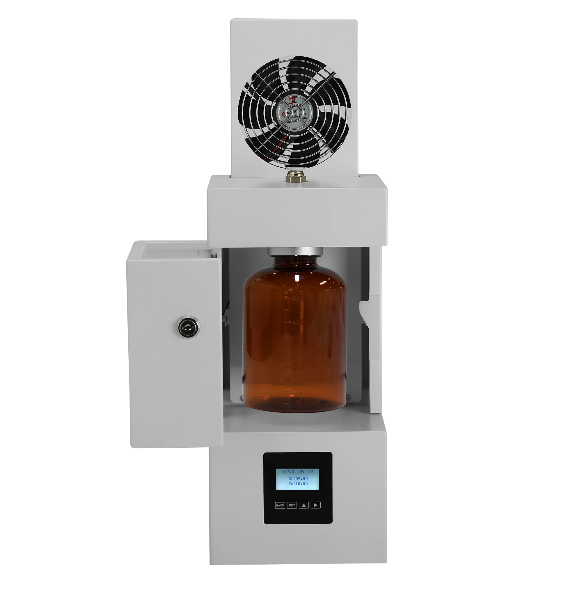 500ml Metal HVAC Aroma Diffuser, Large External Fan Electric Scent Fragrance Machine