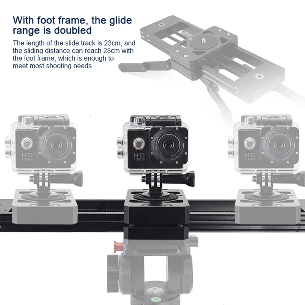 Adjustable Aluminum Alloy for DSLR Camera Slider Shooting Stabilizer Rail for Video Photography Dolly Track Slider
