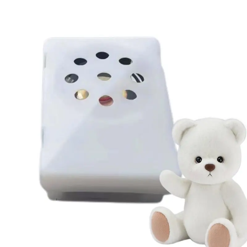 Mini registratore vocale quadrato Voice Box per parlare pulsanti registrabili per peluche bambola giocattolo