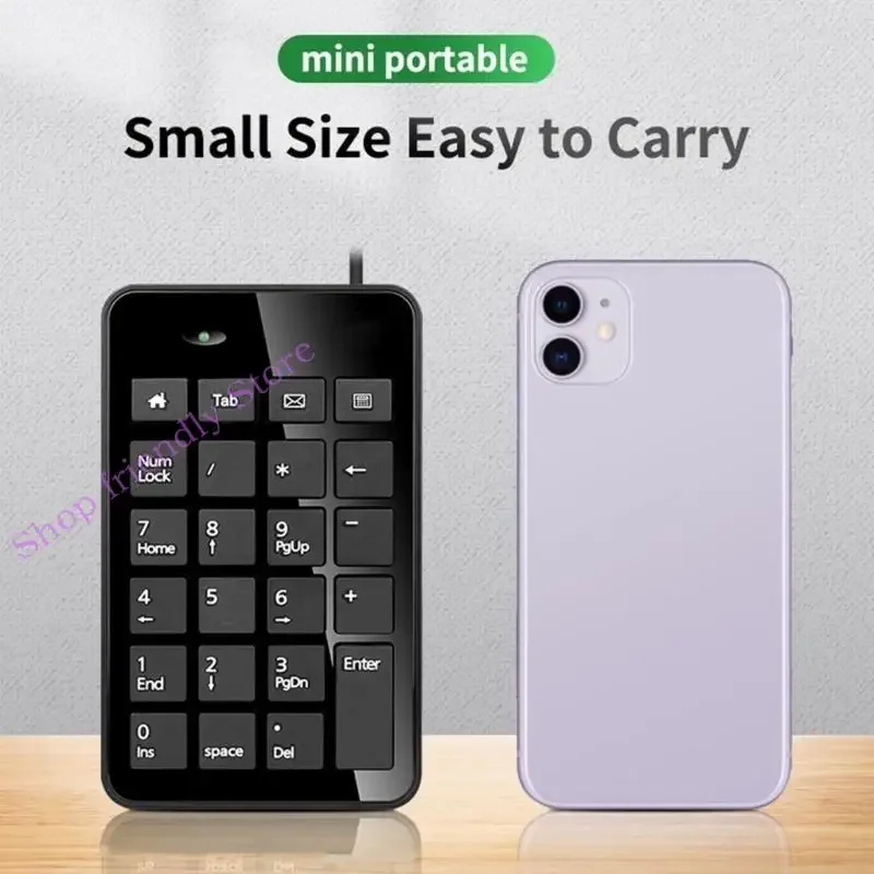 594A USB Numeric KeyPad Numpad 23 Tastiera digitale per Windowsxp 7 8 10