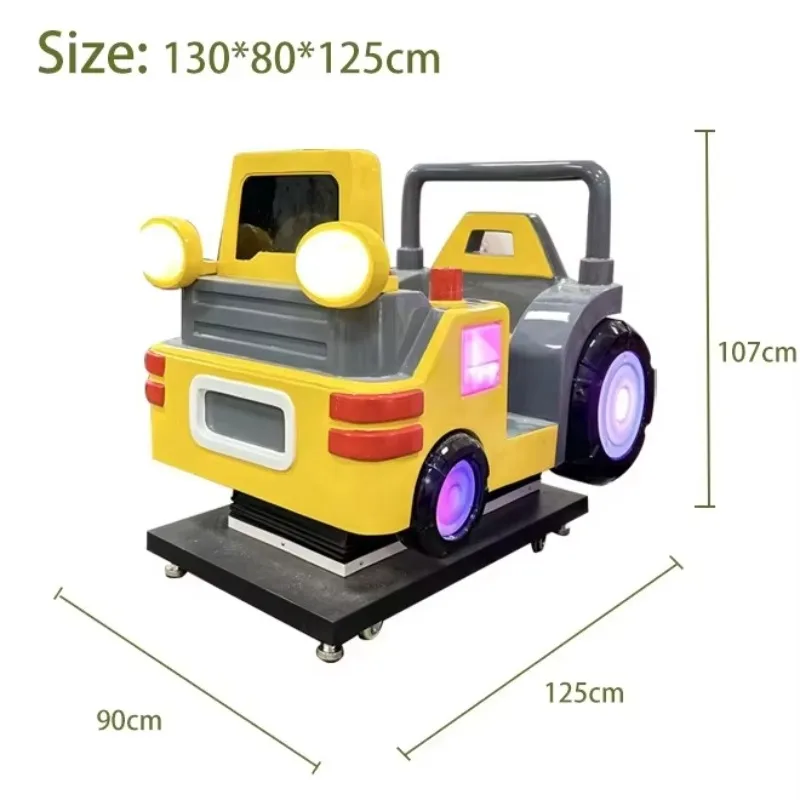 Rocking Car Machine Coin Operated Plastic Wooden Games for Kids for Game Center