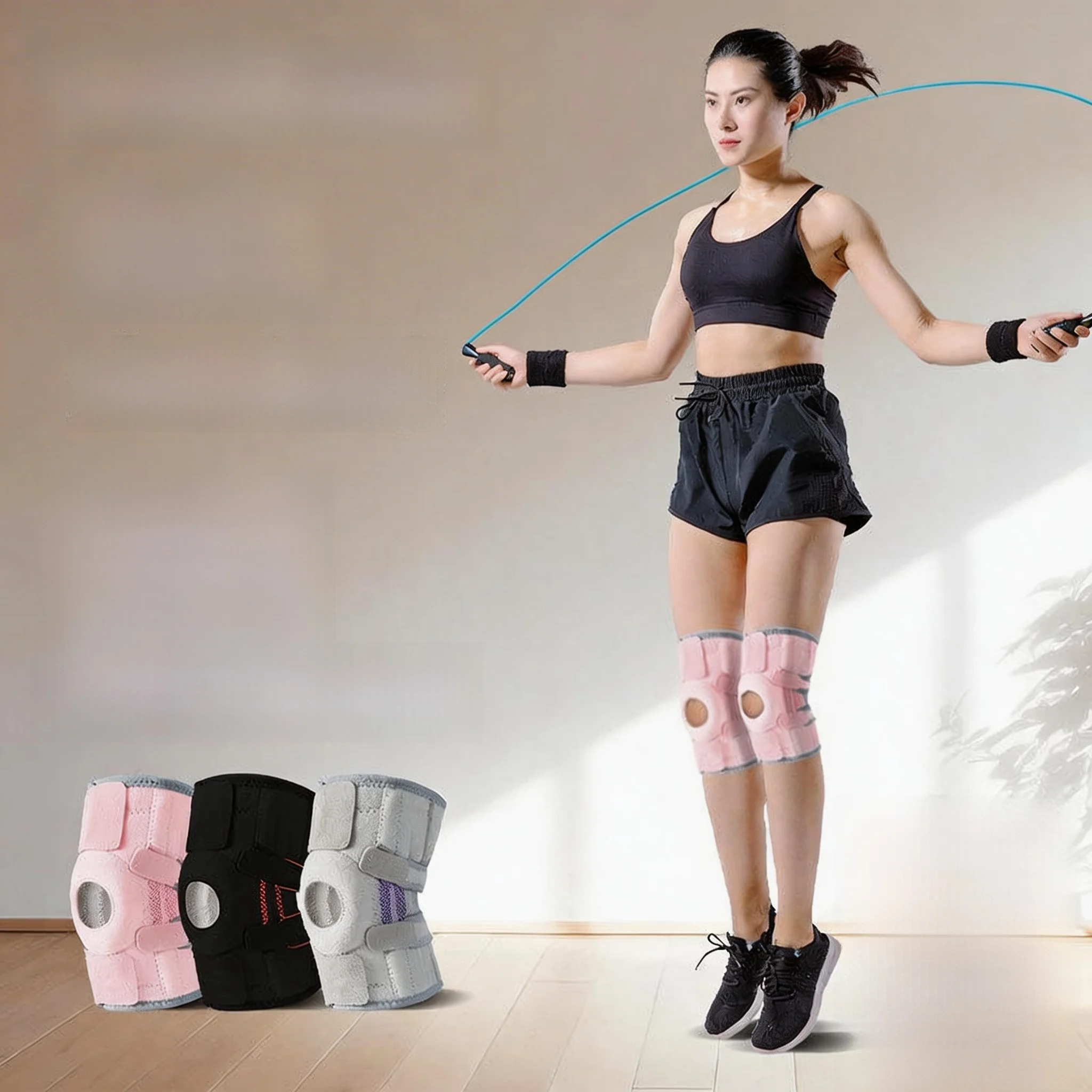 ginocchiere-sportive-uomo-donna-fascia-per-tendine-rotulei-protezione-per-corsa-e-salto-con-corda-supporto-elastico-per-lesioni-al-menisco