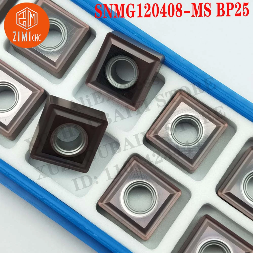 SNMG120408-MS BP25 SNMG 120408 MS External Turning Tool CNC Lathe Cutter Tools mechanical cutting tool Turning Carbide Inserts