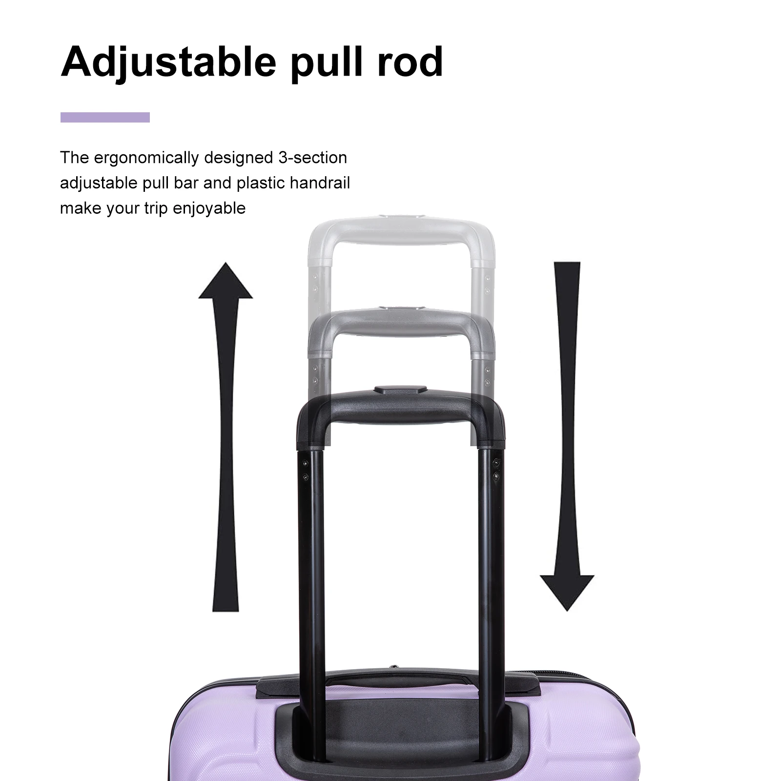 Travelhouse 20" Carry on Luggage Lightweight  Hardside Suitcase with Spinner Wheels