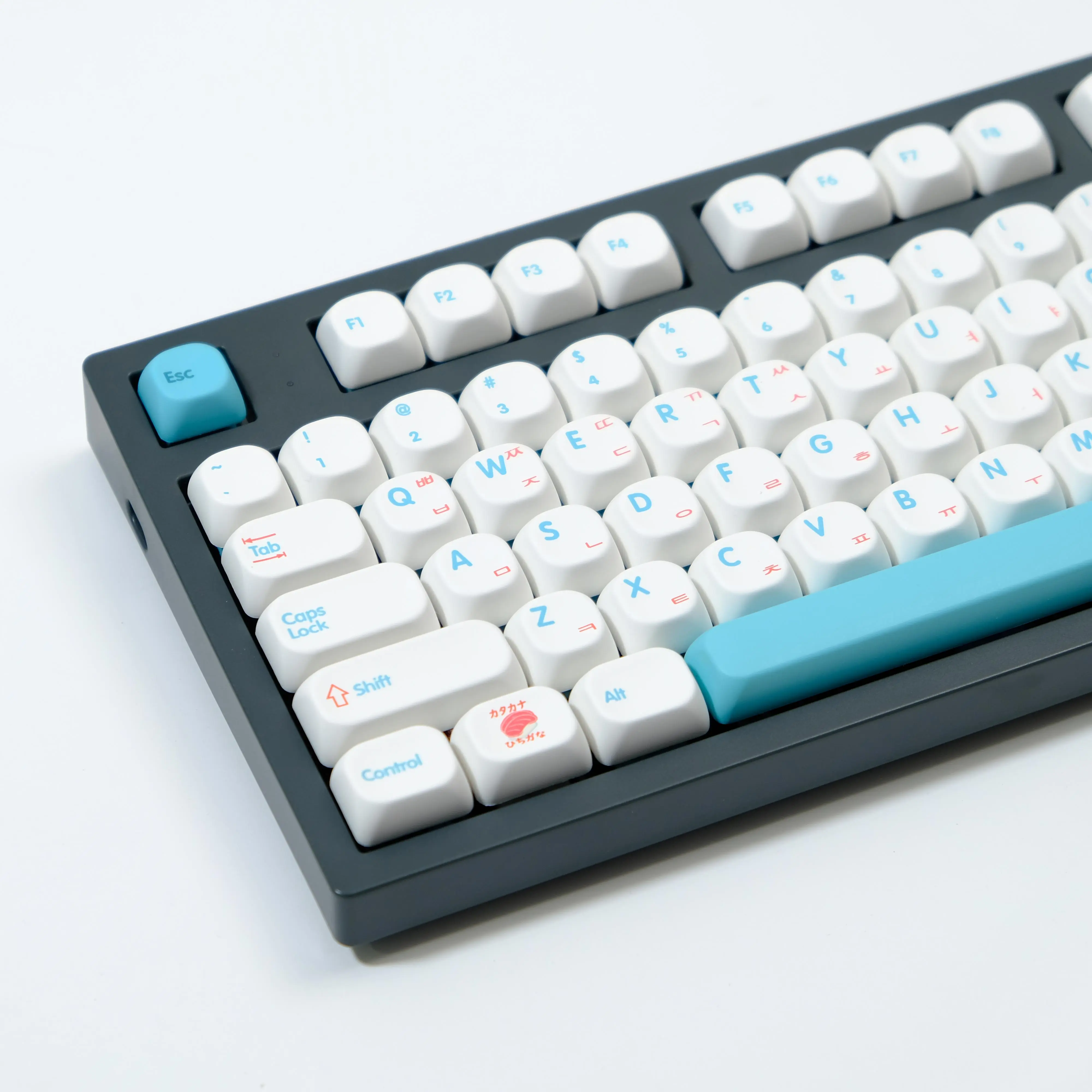Sushi Theme Keycap KOA Profile Korean/Russian Layout PBT Thermal Sublimation Custom Keycaps for Mechanical Keyboard 138 Keys