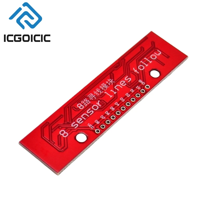 Picture 6: 1-10PCS 8-Channels Infrared Line Tracking Sensor Module – Digital Output for Arduino Smart Car Robot DIY Projects