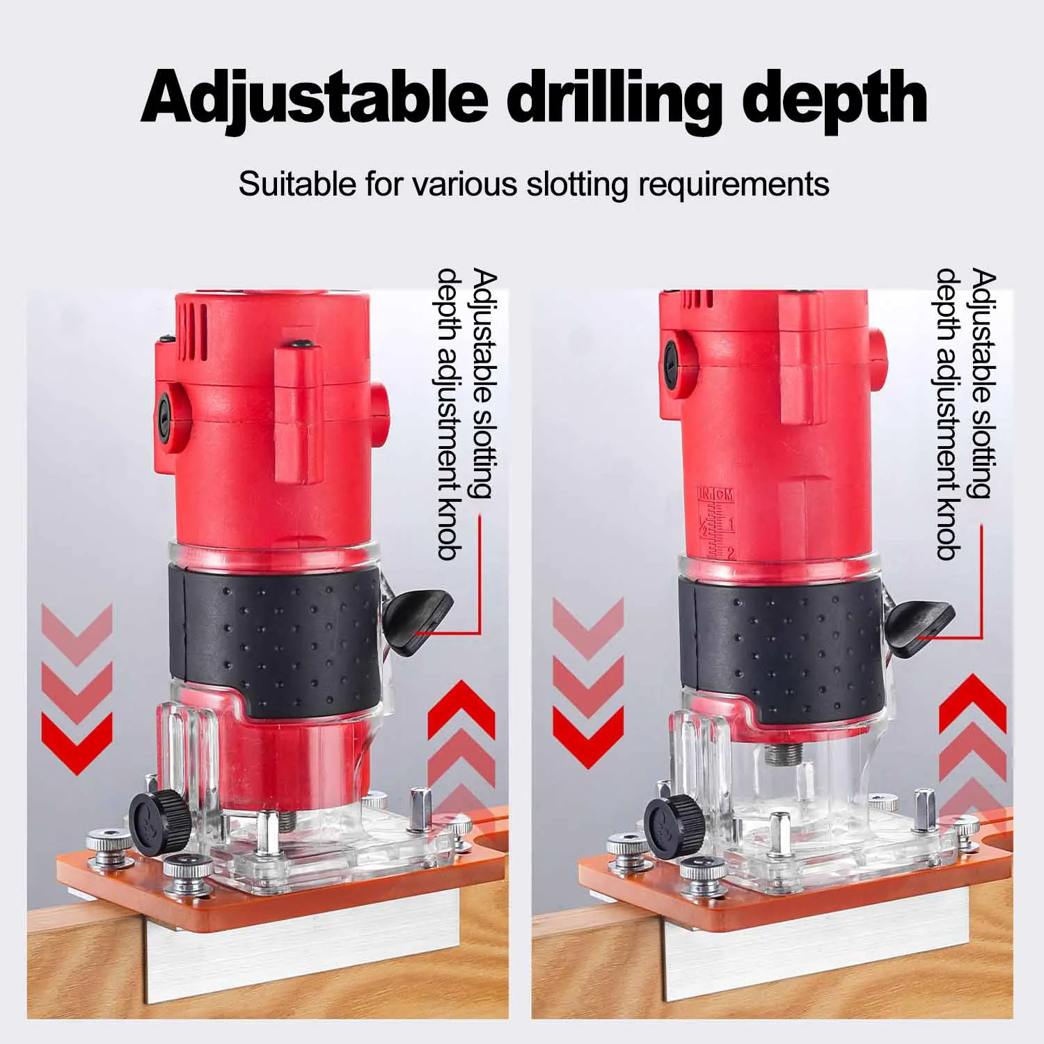 Hout Router Steken Locator Nauwkeurige Ingelaste Basis Steken Machine Beugel Handheld Rand Trimmer Frezen Curve Snijgereedschap