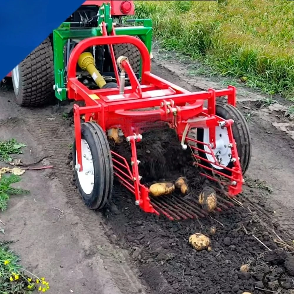 20-30HP Compact Tractor Onion Harvester Single-row Potato Digger for Simple Price Harvester Machine Potato