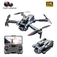 Popular S1S drone 8K high-definition dual camera brushless motor four axis foldable obstacle avoidance aircraft children's toy