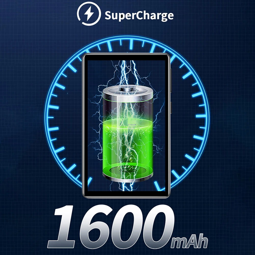 Reproductor de MP3 deportivo Android 8,1 WIFI reproductor MP3 MP4 Compatible con Bluetooth con altavoz pantalla táctil completa de 4 pulgadas con Radio FM/libro electrónico