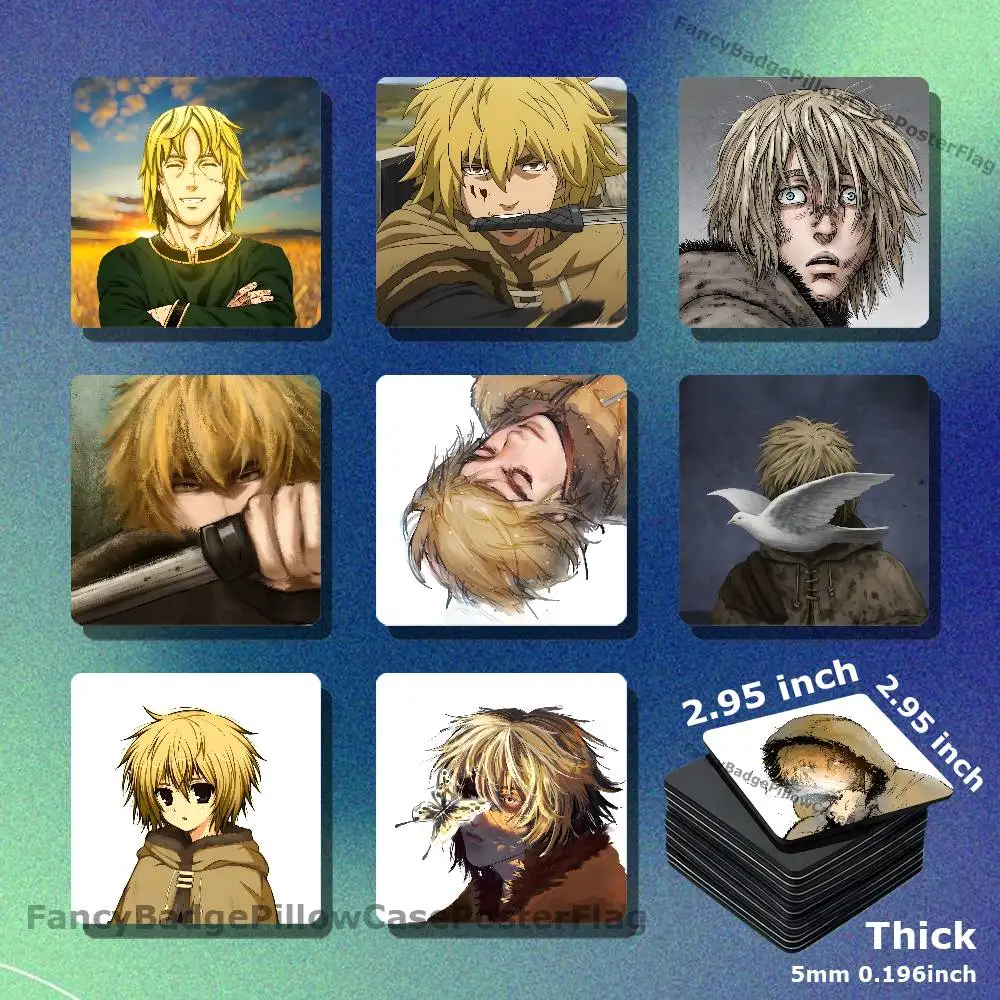Магнит на холодильник T-Thorfinn V-Vinland Saga, креативный акриловый магнит-стикер для холодильника, сувенир, подарок