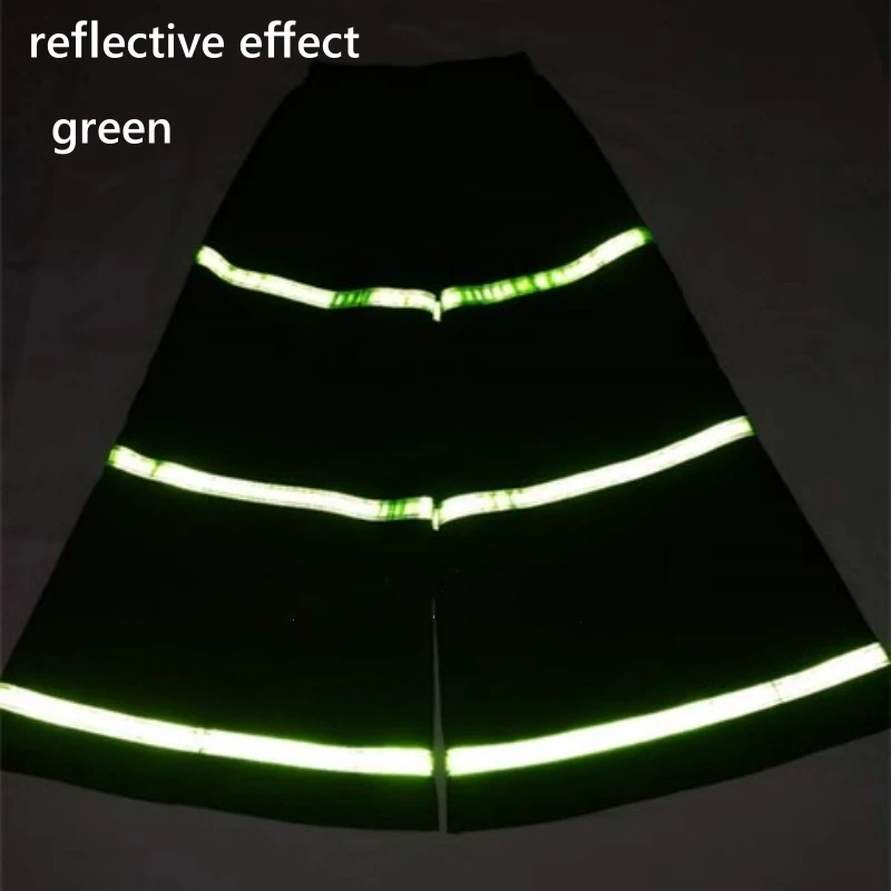 ملبورن خلط الرقص السراويل الفلورسنت عاكس جرس قيعان السراويل المضيئة النساء الرجال الشارع كول الرقص السراويل الأسهم