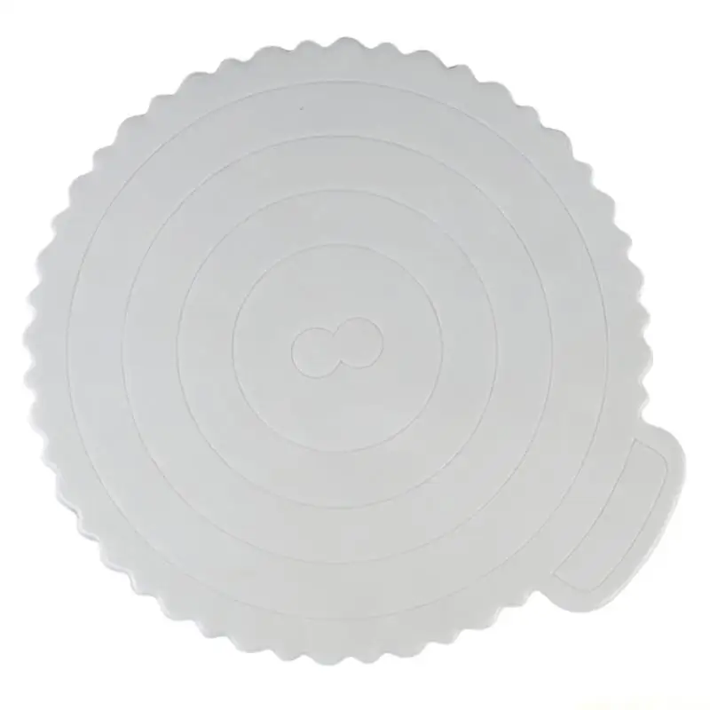 QX2E Set of 5 Nonslip Plastic Cake Stands with Textured Bottom ABS Texture for Firm Cake Positioning During Parties and Event